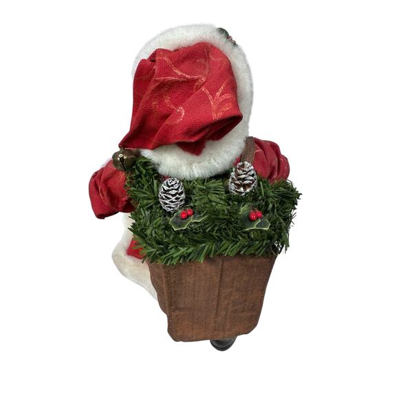 Clothtique Possible Dreams Santa GREETING THE MILLENNIUM 2000 Music Lights Works - Picture 12 of 13